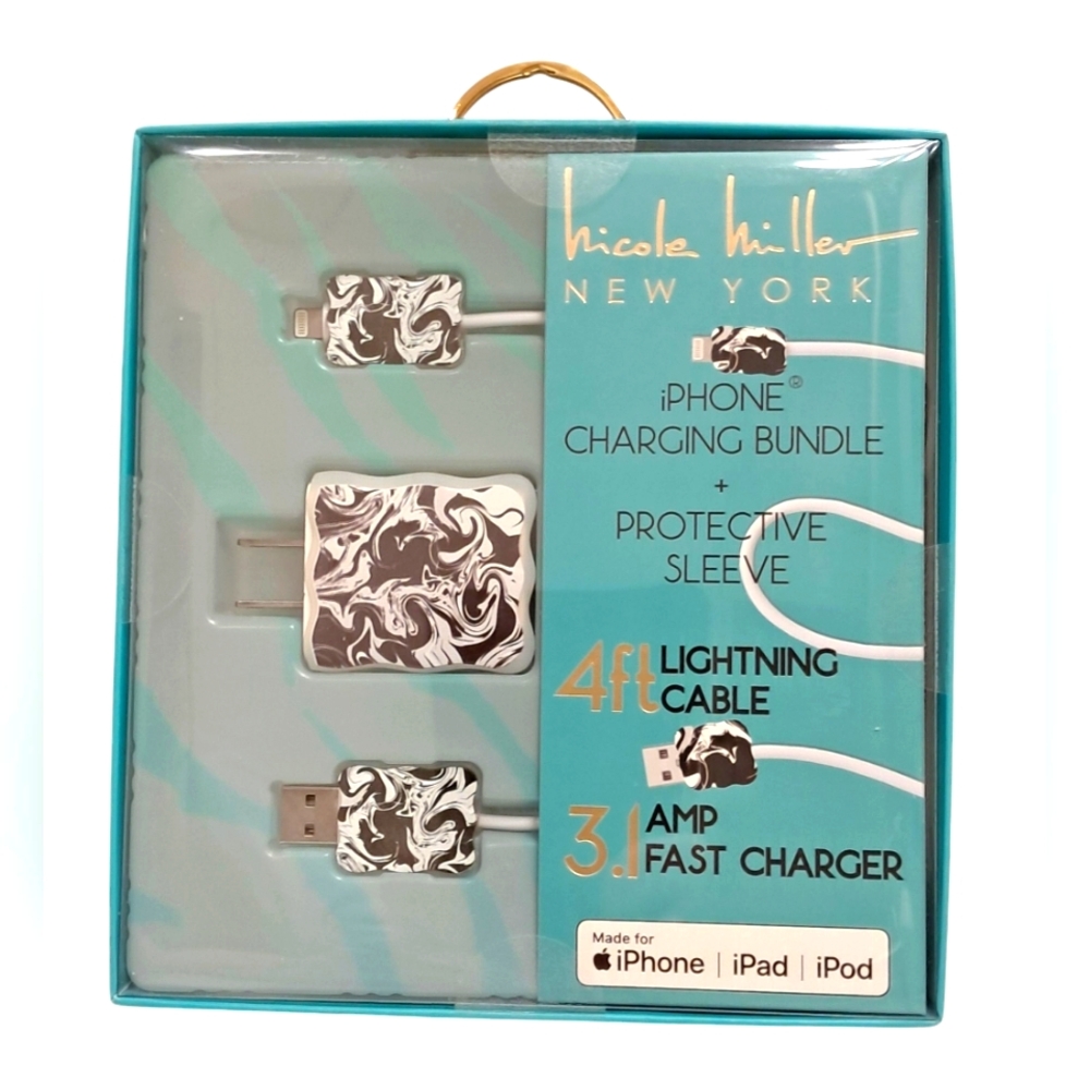NICOLE MILLER NEW YORK IPHONE CHARGING BUNDLE